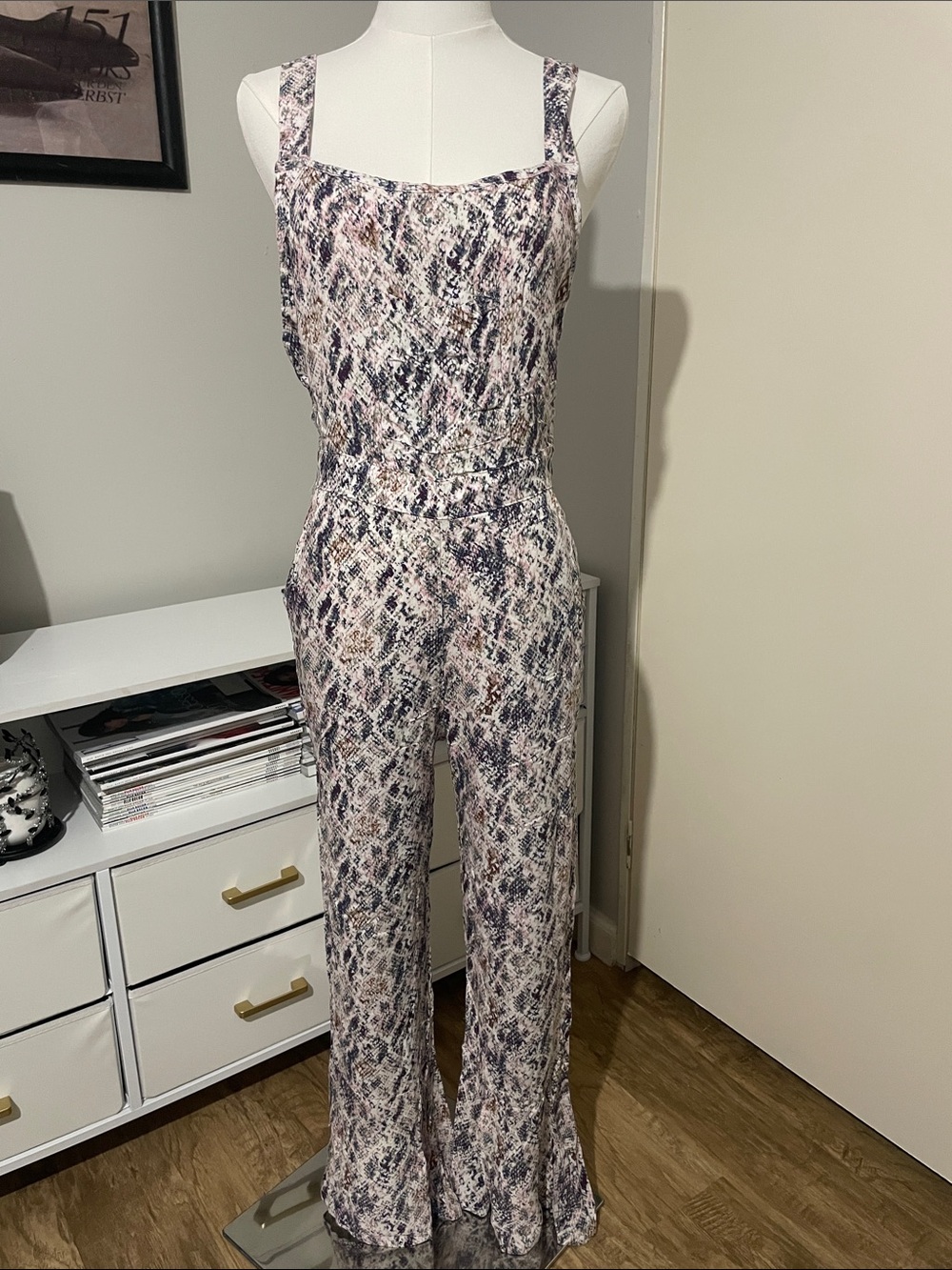 Olivaceous Overall Jumpsuit (S)